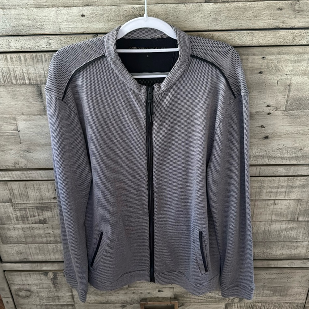 Men’s John Varvatos Full-Zip Sweater